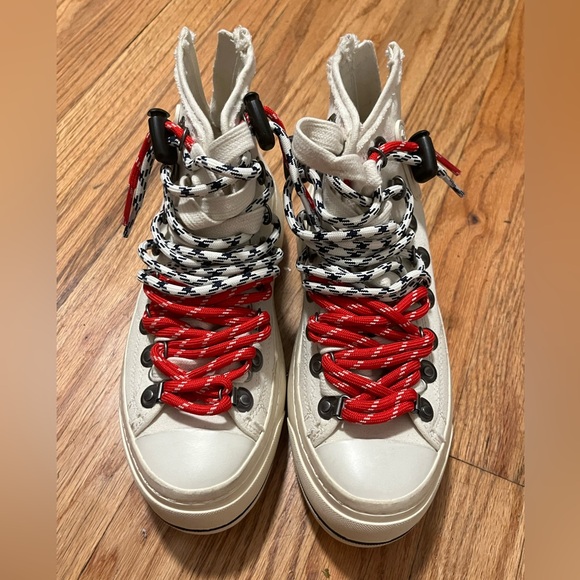 R13 Kurt Sneakers Hi Tops 7/37 new no box $1228 - Picture 1 of 5
